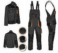 Комплект защитный рабочий, спецодежда: куртка и полукомбинезон, рабочая униформа, роба ARTMASTER