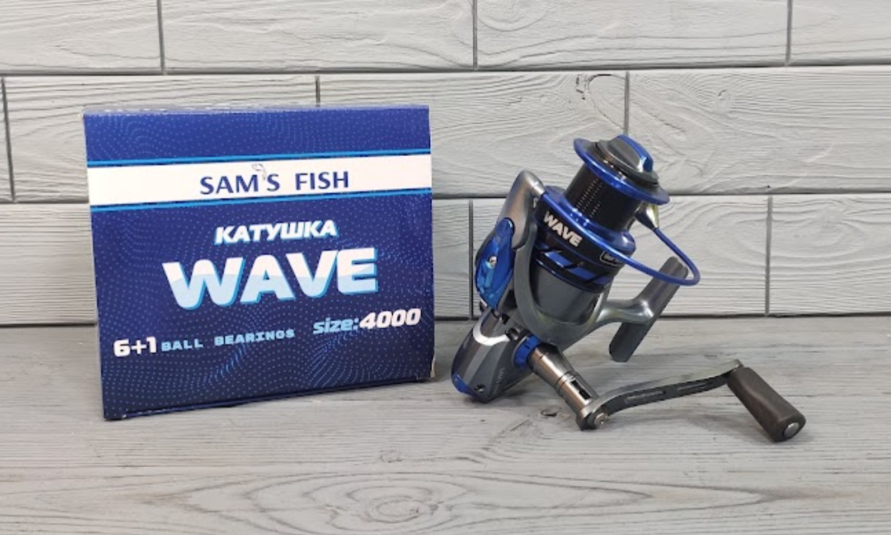 Котушка рибальська Sams Fish "Wave" 4000 6+1bb SF24154-4
