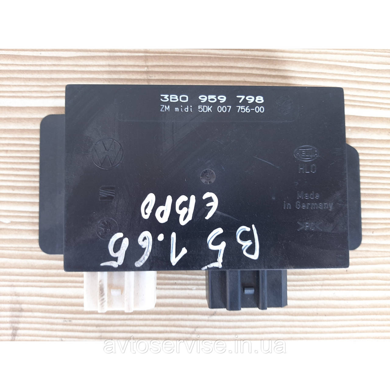 Блок комфорту Volkswagen Passat B5, фото 1