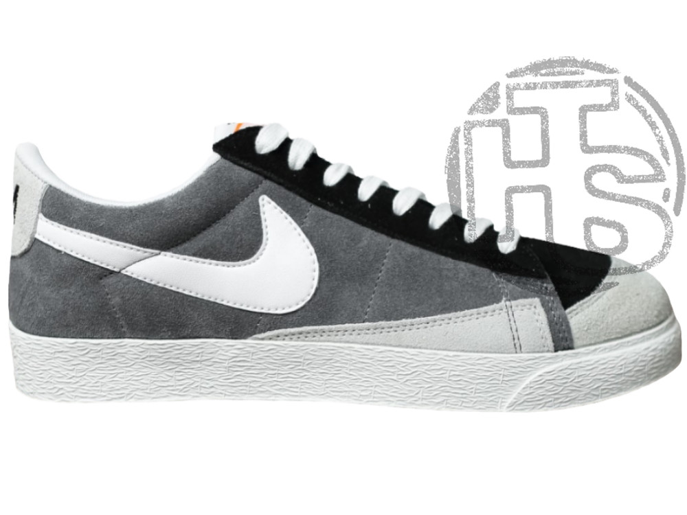Чоловічі кросівки Найк Nike Blazer Low 77 Vintage Grey Black White
