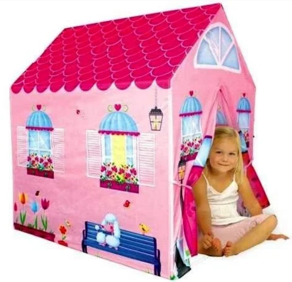 Детская игровая палатка-домик раскладная для принцессы домик для девочек Princess Home leaderopt - фото 5 - id-p1476652524