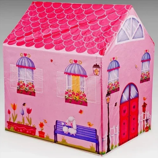 Детская игровая палатка-домик раскладная для принцессы домик для девочек Princess Home leaderopt - фото 1 - id-p1476652524