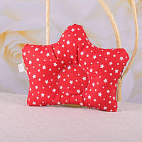 Подушка ортопедична 3 + "Зіронька" Червоний Поплін,наповнювач-аеропух арт.27684022  25*33  см.(р)