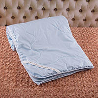 Ковдра"Комфорт 140*210"Зима Блакитний Мікрофібра,синтепон.Щільність 500 г/м2 арт.27681422 140*210 см.(р)