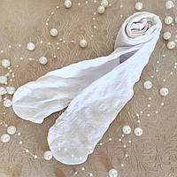 Колготки 1024 Ажурні з квітами Еластан 12%,  Нейлон 88 % Білий арт.27684472  Розмір 18-24(р)