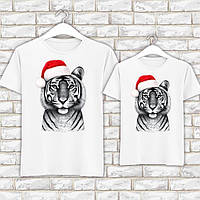 Футболки парні на Новий 2022 Рік Тигра