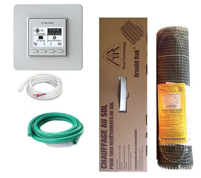 Нагрівальний мат під плитку (комплект) Arnold Rak FH-EC 2150 (5,0м2) і регулятор Terneo pro