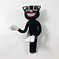 М'яка плюшева іграшка Картун Кет Довгорукий Сиреноголовый Cartoon Cat Siren Head, 30 см, Чорний Котик, фото 4