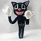 М'яка плюшева іграшка Картун Кет Довгорукий Сиреноголовый Cartoon Cat Siren Head, 30 см, Чорний Котик, фото 3