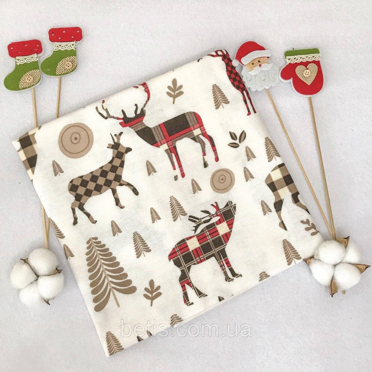 Пелюшка "Оленятко-1" Кавовий Ранфорс арт.91447801 90*110 см.(р)