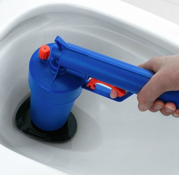 Вантуз для труб, Вантуз високого тиску, Пневматичний вантуз очищувач каналізації TOILET GUN (2084), фото 1