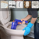 Вантуз для труб, Вантуз високого тиску, Пневматичний вантуз очищувач каналізації TOILET GUN (2084), фото 3