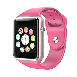 Смарт годинник дитячі GPS Smart Baby Watch A1 Рожеві