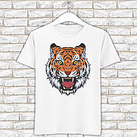 Футболка з новорічним принтом "Голова Тигра" Push IT