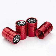 Ковпачки на ніпель для Мерседес Alitek Long Red Mercedes (4 шт.)