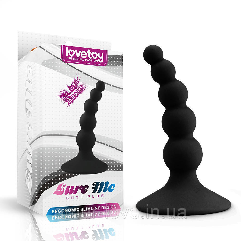 Анальний корок Lure Me Beaded Butt Plug 4"