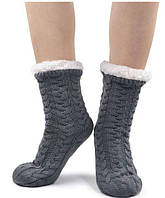 Носки плюшові Hugle Slipper Socks (сері)