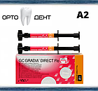 Gradia direct flo A2 (Градия директ флоу) шприц 2* 1.5 г + насадки набір., фото 2