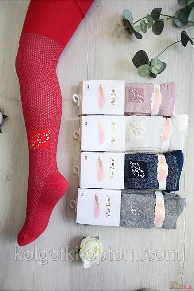 13 лет колготки ОПТОМ Колготки с люрексовой нитью и вензелем из страз (158-170 / 13-15 лет) Pier Lone 8681788301965: купить оптом! ᐈ детские колготы оптом от kolgotki-optom.com