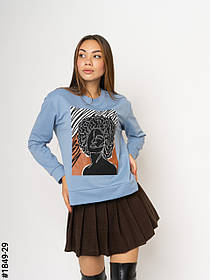 1849-29 Жіночий батнік з декором зі стразами норма (3 од: S-M, M-L, L-XL)