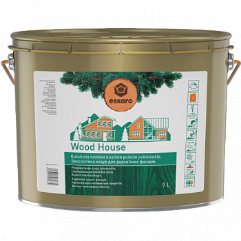 Eskaro Wood House Зносостійка лазур для дерев'яних фасадів
