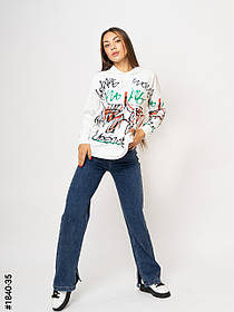 1840-35 Жіноча толстовка з капюшоном норма (3 од: S-M, M-L, L-XL)