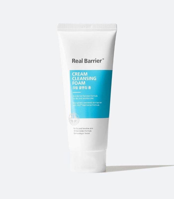 Кремова пінка для вмивання Real Barrier Cream Cleansing Foam мініатюра 30 мл
