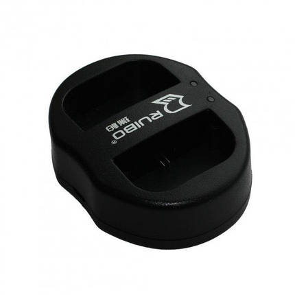 Зарядний пристрій Ruibo USB для двох акумуляторів Canon LP-E6, фото 1