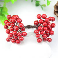 Ягоди декоративні на дроті - калина 12 мм.