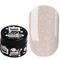 Акрил-гель Kira Nails Glamour 01 15 г