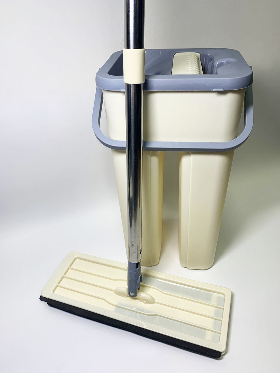 Купить Комплект швабра и ведро с автоматическим отжимом для пола 2 в 1 ...