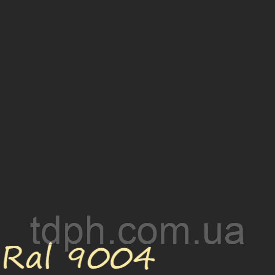 Поліефірна фарба RAL 9004,мат