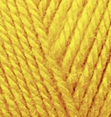 Нитки акрилова пряжа для в'язання EXTRA Екстра від Alize Алізе № 216 - жовтий