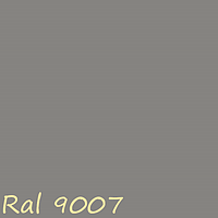 Полиэфирная краска RAL 9007 глянец,шагрень