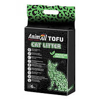 Наполнитель для кошачьего туалета AnimAll TOFU зеленый чай 2,6 кг/6 л.