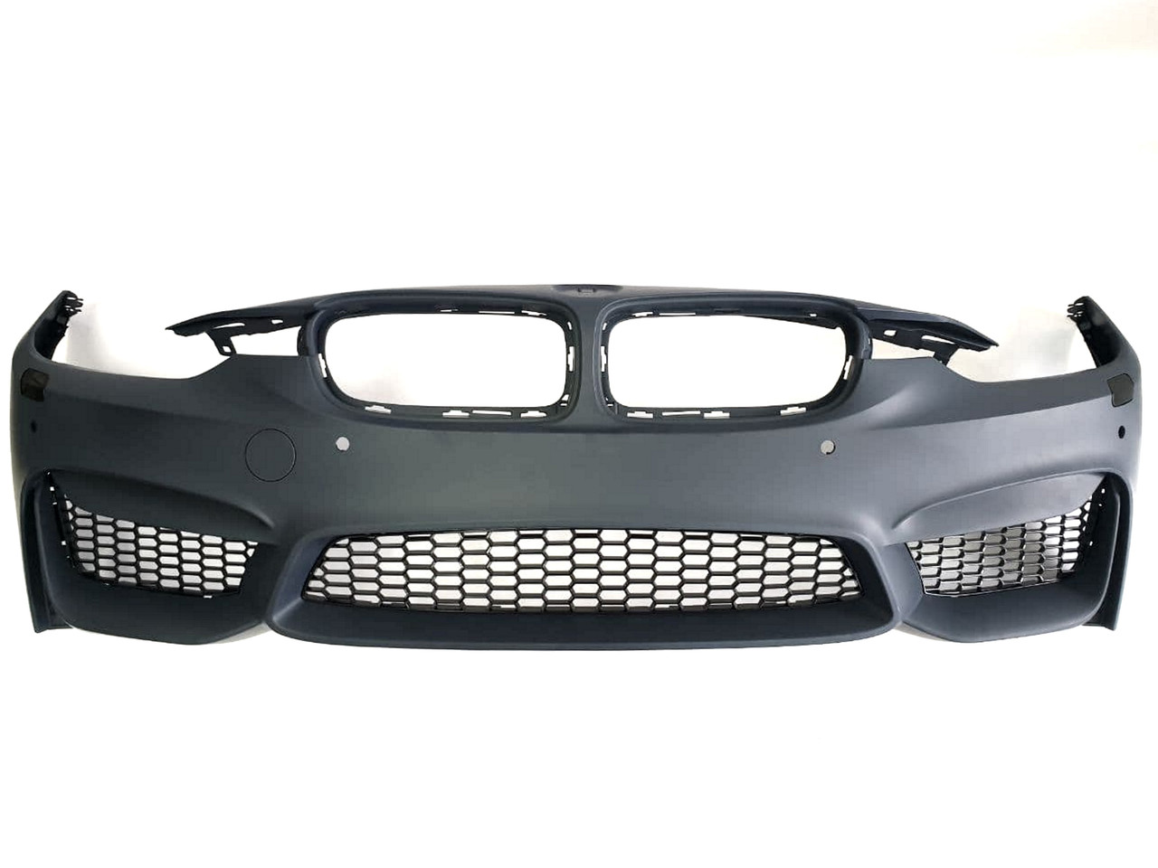 Передній бампер на BMW 3 Series F30 2012-2018 рік (у стилі BMW M3 F80)