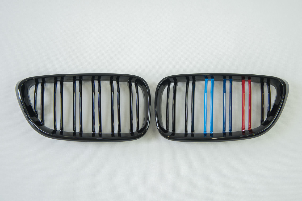 Решітки Ніздрі M-Look  на BMW 2 Series F22 / F23 2013-2019 рік M-color Подвійні