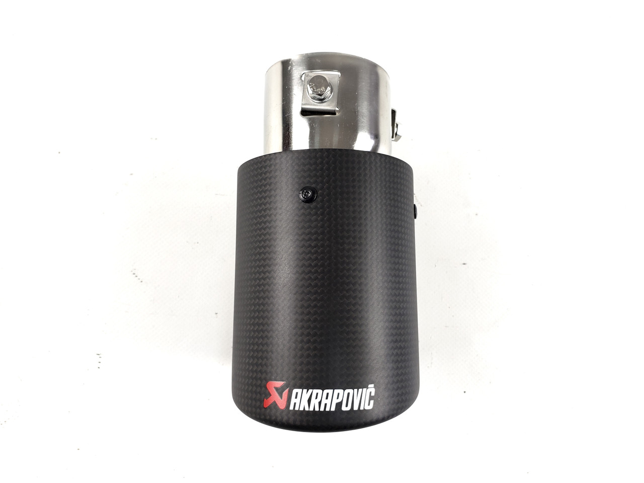 Насадки на вихлопні труби AKRAPOVIC 63mm ( Матовий Карбон )