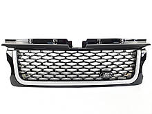 Решітка радіатора на Range Rover Sport 2005-2009 рік Чорна з білим