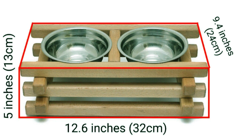 Підставка під миски для собак "Слич" сієна