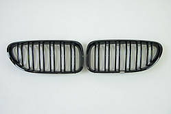Ніздрі на BMW 6 Series F06 / F12 / F13 2012-2017 рік Чорні Глянсові ( Подвійні M-Look )