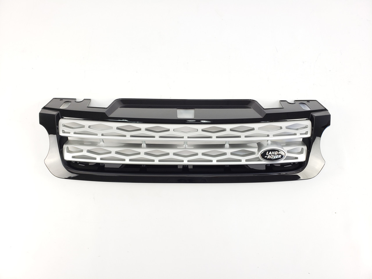 Решітка радіатора на Range Rover Sport 2013-2017 рік Чорна з білим