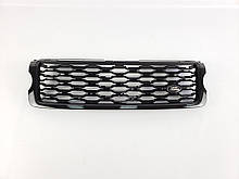 Решітка радіатора в стилі RR 18+ на Range Rover Vogue L405 2013-2017 рік Чорна