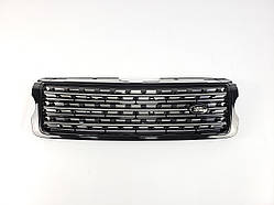 Решітка радіатора на Range Rover Vogue L405 2013-2017 рік Чорна з хром смужкою