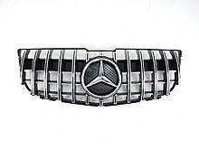 Решітка радіатора на Mercedes GLK-Class X204 2012-2015 рік GT Panamericana ( Чорна з хромом )