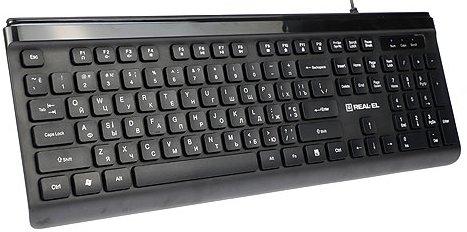 Клавіатура REAL-EL 7085 Comfort Black