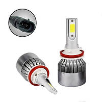 Лампи світлодіодні автомобільні C6 H11 H9 H8 PGJ19-2 12 В 72 Вт 7600 лм 2012-01674