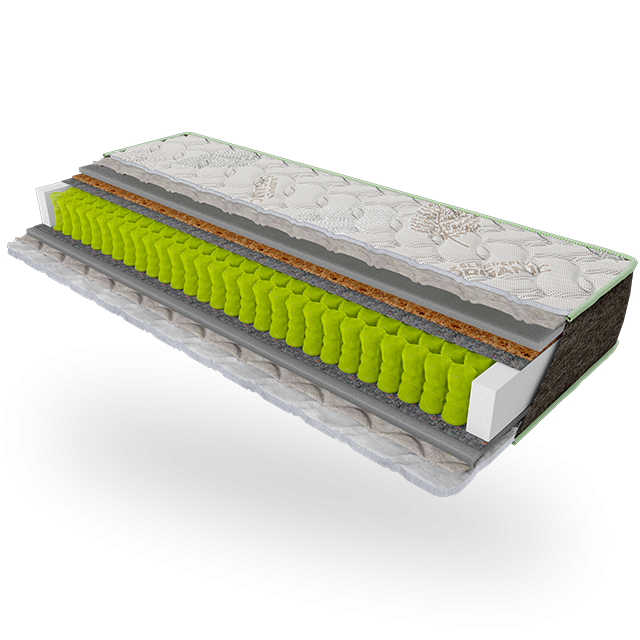 Ортопедичний матрац Версо Органік з кокосом, Verso Organic