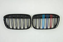 Ніздрі на BMW X1 F48 2015-2019 рік M-color ( Подвійні M-Look )