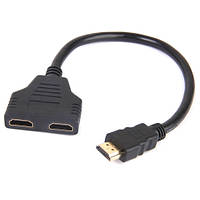 Сплиттер HDMI - 2 HDMI, разветвитель коммутатор 2103-00395